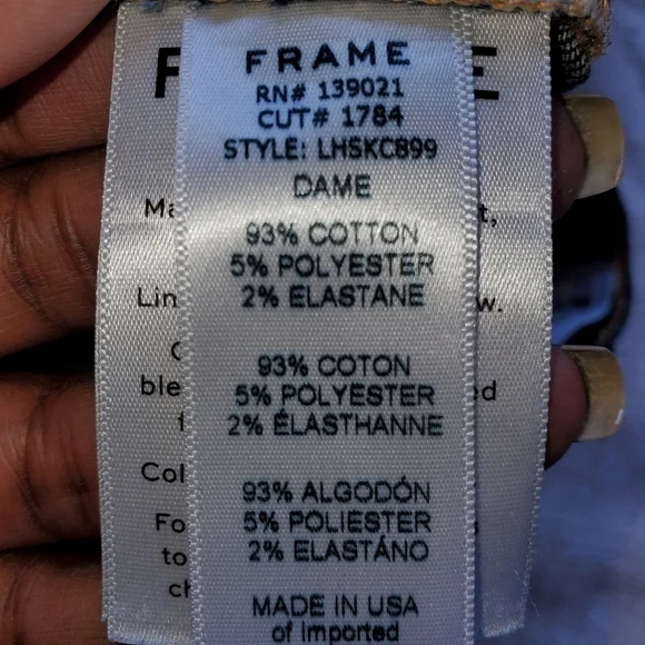 FRAME LE HIGH SKINNY CROP - Picture 5 of 10